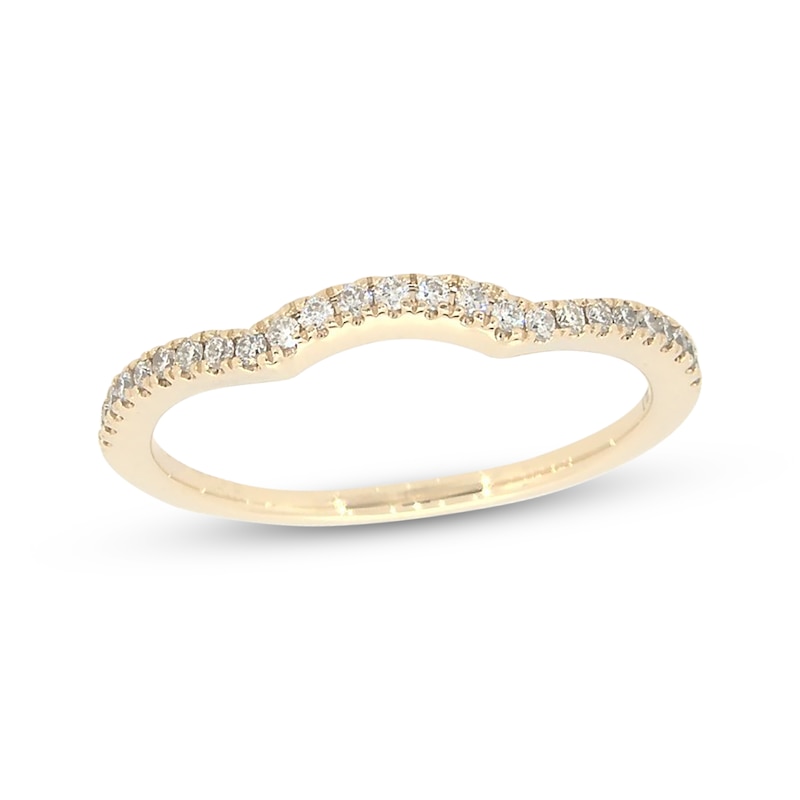 Main Image 1 of Previously Owned Neil Lane Diamond Wedding Band 1/6 ct tw Round-cut 14K Yellow Gold - Size 7