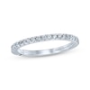 Thumbnail Image 1 of Previously Owned Monique Lhuillier Bliss Diamond Wedding Band 1/4 ct tw Round-cut 18K White Gold