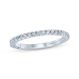 Previously Owned Monique Lhuillier Bliss Diamond Wedding Band 1/4 ct tw Round-cut 18K White Gold