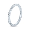 Thumbnail Image 2 of Previously Owned Monique Lhuillier Bliss Diamond Wedding Band 1/4 ct tw Round-cut 18K White Gold