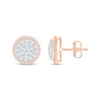 Thumbnail Image 2 of Previously Owned Multi-Diamond Stud Earrings 1-1/8 ct tw Round-cut 10K Rose Gold