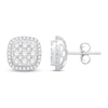 Thumbnail Image 2 of Previously Owned Diamond Stud Earrings 1 ct tw Round-Cut 10K White Gold