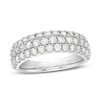 Thumbnail Image 1 of Previously Owned THE LEO Ideal Cut Diamond Anniversary Ring 1-1/2 ct tw 14K White Gold