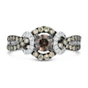 Thumbnail Image 4 of Previously Owned Le Vian Chocolate Diamond Ring 1 ct tw Round 14K Vanilla Gold