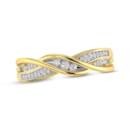 Previously Owned Diamond Anniversary Band 1/6 ct tw Round-cut 10K Yellow Gold