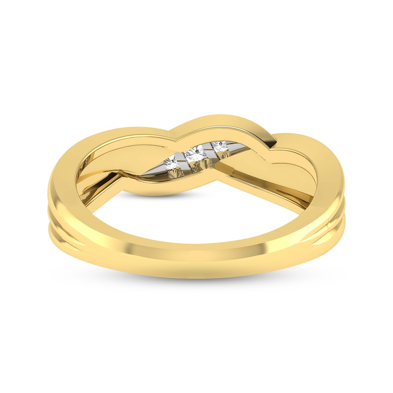 Main Image 3 of Previously Owned Diamond Anniversary Band 1/6 ct tw Round-cut 10K Yellow Gold