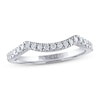 Thumbnail Image 1 of Previously Owned THE LEO Diamond Wedding Band 1/5 ct tw Round-cut 14K White Gold