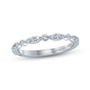 Thumbnail Image 1 of Previously Owned Monique Lhuillier Bliss Diamond Wedding Band 1/4 ct tw Round-cut 18K White Gold