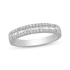 Thumbnail Image 0 of Previously Owned Diamond Anniversary Band 1/5 ct tw Round & Baguette-cut 10K White Gold