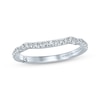 Thumbnail Image 1 of Previously Owned Monique Lhuillier Bliss Diamond Wedding Band 1/5 ct tw Round-cut 18K White Gold