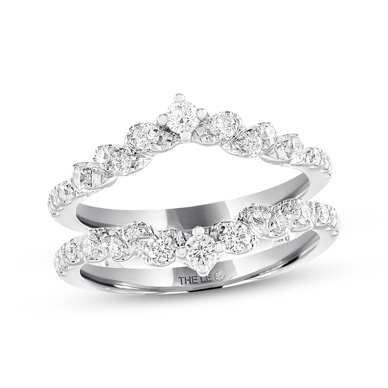 Main Image 1 of Previously Owned THE LEO Diamond Enhancer Ring 5/8 ct tw Round-cut 14K White Gold