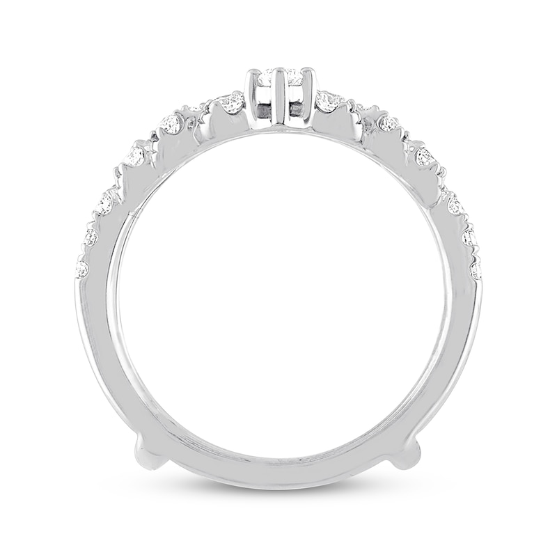 Main Image 3 of Previously Owned THE LEO Diamond Enhancer Ring 5/8 ct tw Round-cut 14K White Gold