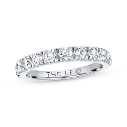 Previously Owned THE LEO Diamond Wedding Band 1 ct tw Round-cut 14K White Gold