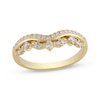 Thumbnail Image 1 of Previously Owned Diamond Contour Ring 1/3 ct tw Round-cut 14K Yellow Gold