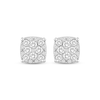 Thumbnail Image 1 of Previously Owned Men's Diamond Stud Earrings Round-cut 10K White Gold