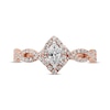 Thumbnail Image 2 of Previously Owned Diamond Engagement Ring 3/4 ct tw Marquise & Round-cut 14K Rose Gold