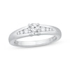 Thumbnail Image 1 of Previously Owned Diamond Engagement Ring 5/8 ct tw Round-cut 14K White Gold