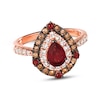 Thumbnail Image 1 of Previously Owned Le Vian Garnet Ring 3/4 ct tw Diamonds 14K Strawberry Gold