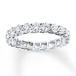 Previously Owned Diamond Eternity Ring 2 ct tw Round-cut 14K White Gold