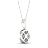 Thumbnail Image 3 of Previously Owned Multi-Diamond Necklace 1/4 ct tw Round-Cut 10K White Gold 18"