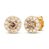 Thumbnail Image 0 of Previously Owned Le Vian Diamond Stud Earrings 1/2 ct tw 14K Honey Gold