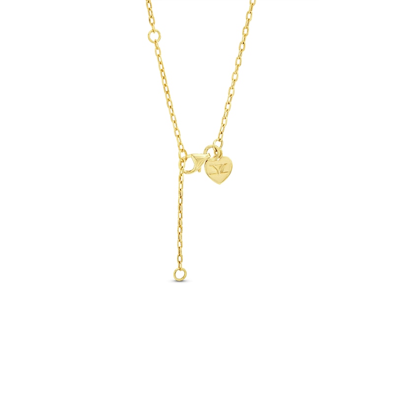 Main Image 2 of Previously Owned Godiva x Le Vian Diamond Heart Necklace 3/8 ct tw 14K Honey Gold 19&quot;