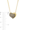 Thumbnail Image 3 of Previously Owned Godiva x Le Vian Diamond Heart Necklace 3/8 ct tw 14K Honey Gold 19&quot;