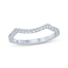 Thumbnail Image 1 of Previously Owned Monique Lhuillier Bliss Diamond Wedding Band 1/5 ct tw Round-cut 18K White Gold