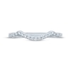 Thumbnail Image 4 of Previously Owned Monique Lhuillier Bliss Diamond Wedding Band 1/5 ct tw Round-cut 18K White Gold