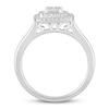 Thumbnail Image 2 of Previously Owned Diamond Engagement Ring 3/4 ct tw Princess & Round-cut 14K White Gold