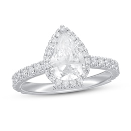 Previously Owned Neil Lane Premiere Pear-Shaped Diamond Engagement Ring 2 cts tw 14K White Gold