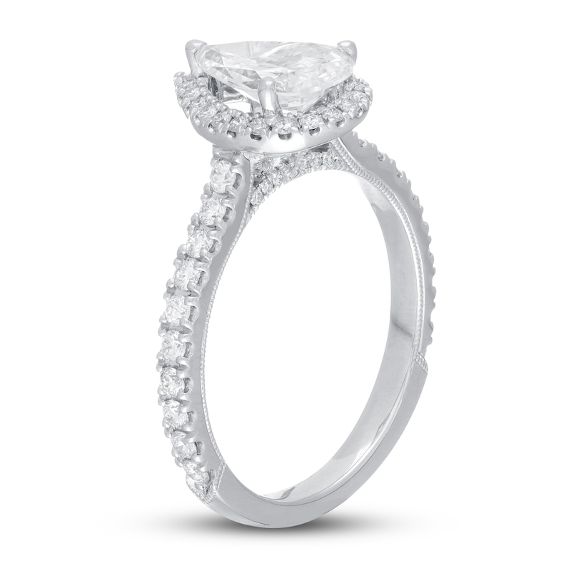 Main Image 2 of Previously Owned Neil Lane Premiere Pear-Shaped Diamond Engagement Ring 2 cts tw 14K White Gold