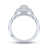 Thumbnail Image 4 of Previously Owned Monique Lhuillier Bliss Diamond Engagement Ring 1-1/8 ct tw Round & Marquise-cut 18K White Gold