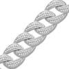 Thumbnail Image 2 of Previously Owned Men's Diamond Bracelet 1 ct tw Sterling Silver 8.5&quot;