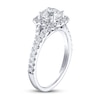 Thumbnail Image 2 of Previously Owned THE LEO Diamond Engagement Ring 1-1/3 ct tw Round-cut 14K White Gold