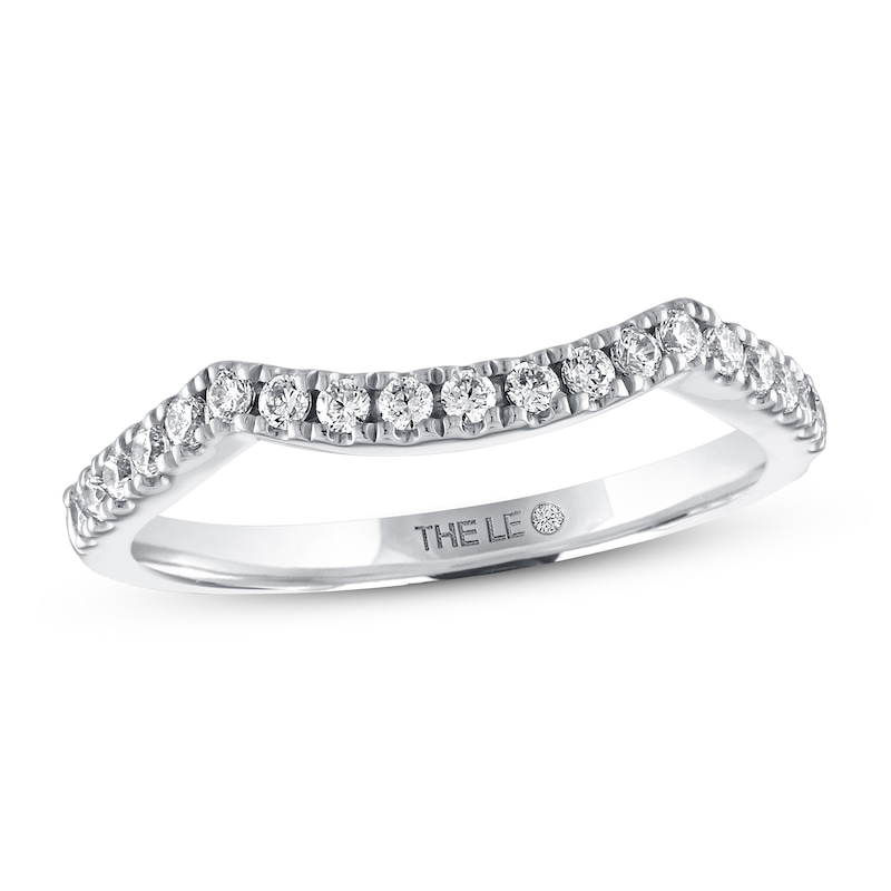 Main Image 1 of Previously Owned THE LEO Diamond Wedding Band 1/4 ct tw 14K White Gold