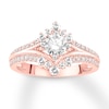 Thumbnail Image 1 of Previously Owned Diamond Engagement Ring 7/8 ct tw Round-cut 14K Rose Gold