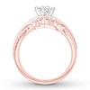 Thumbnail Image 2 of Previously Owned Diamond Engagement Ring 7/8 ct tw Round-cut 14K Rose Gold