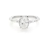 Thumbnail Image 1 of Previously Owned Neil Lane Oval-Cut Diamond Engagement Ring 1-1/2 ct tw 14K White Gold