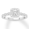 Thumbnail Image 1 of Previously Owned Diamond Engagement Ring 1 ct tw Round-cut 14K White Gold