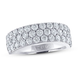 Previously Owned THE LEO Diamond Anniversary Ring 2 ct tw Round-cut 14K White Gold