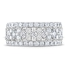 Thumbnail Image 3 of Previously Owned THE LEO Diamond Anniversary Ring 1-3/4 ct tw Princess & Round-cut 14K White Gold