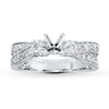 Thumbnail Image 1 of Previously Owned Diamond Ring Setting 5/8 ct tw Round-cut 14K White Gold