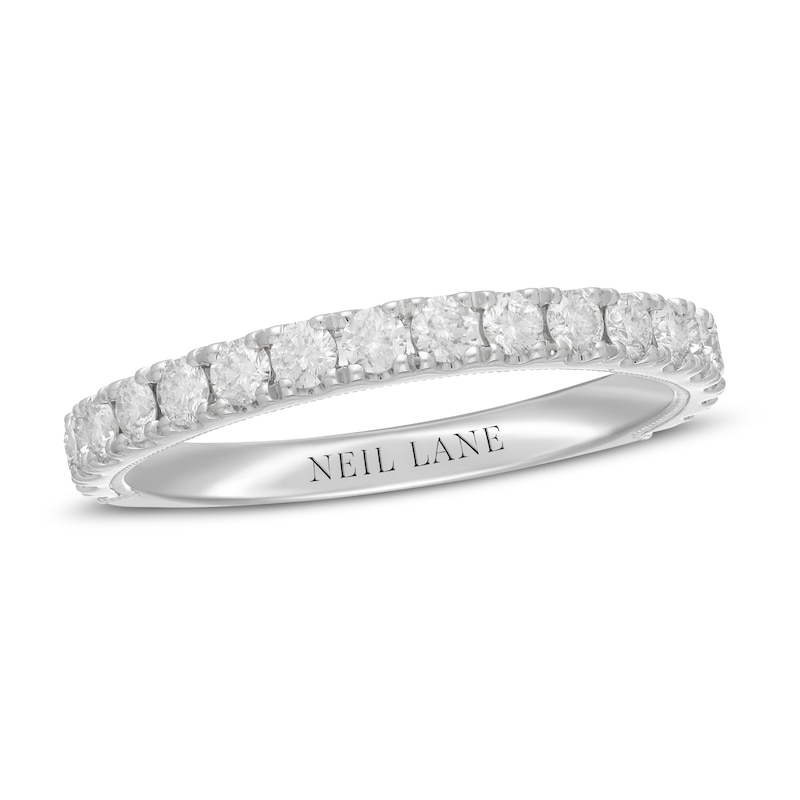 Main Image 1 of Previously Owned Neil Lane Diamond Wedding Band 5/8 ct tw Round-cut 14K White Gold