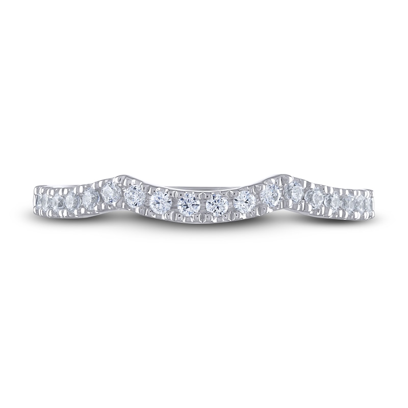 Previously Owned THE LEO Diamond Wedding Band 1/4 ct tw Round-cut 14K ...