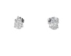 Thumbnail Image 1 of Previously Owned Multi-Diamond Pear-Shaped Stud Earrings 1/4 ct tw 10K White Gold