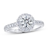 Thumbnail Image 1 of Previously Owned THE LEO Ideal Cut Diamond Engagement Ring 1-1/3 ct tw 14K White Gold