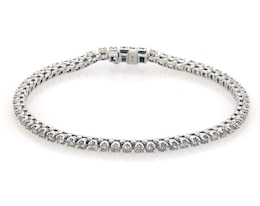 Previously Owned Diamond Tennis Bracelet 3 ct tw 10K White Gold 7&quot;