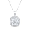 Thumbnail Image 1 of Previously Owned Diamond Necklace 1 ct tw 10K White Gold 18&quot;