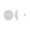 Thumbnail Image 0 of Previously Owned Diamond Stud Earrings 1 ct tw Round-Cut 10K White Gold